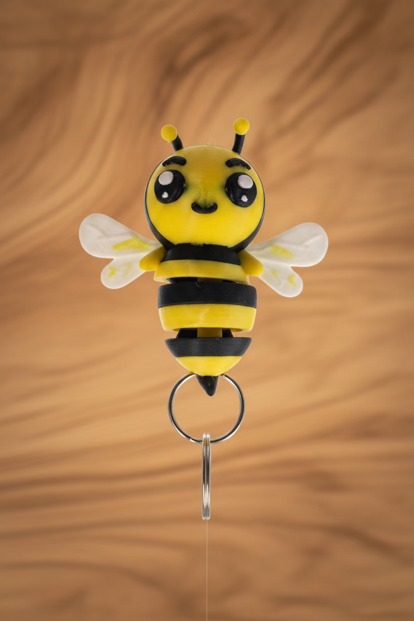Bumblebee – Niedliche Hummel -Figur & Schlüsselanhänger