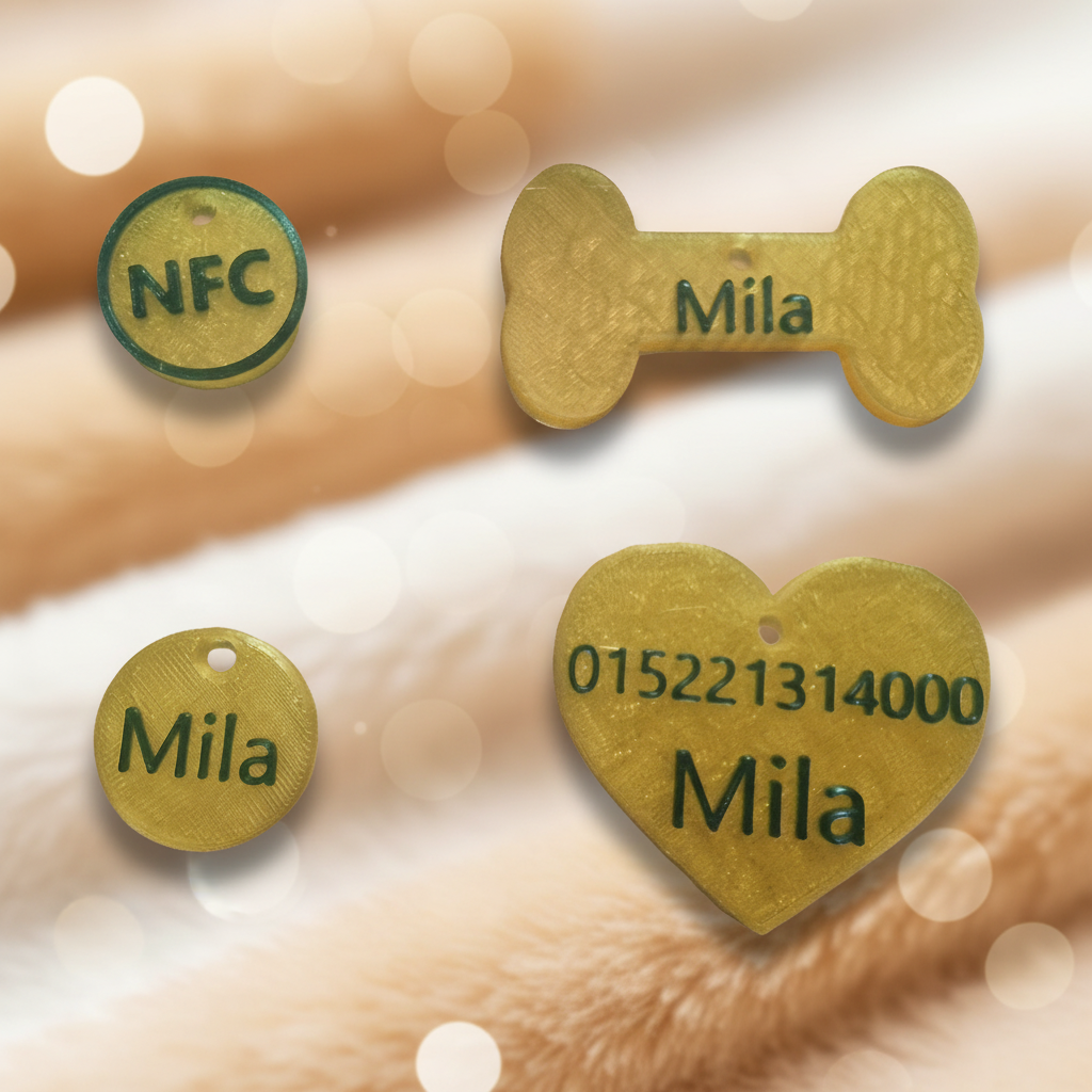 Hundemarken ohne NFC Tag