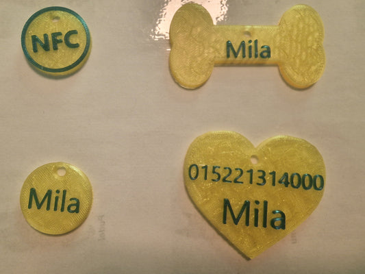 Hundemarken mit NFC Tag